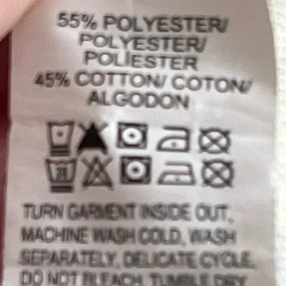 Lucky Brand | Pale Yellow Asian Floral Short Sleeve Tee, Large - Picture 5 of 5